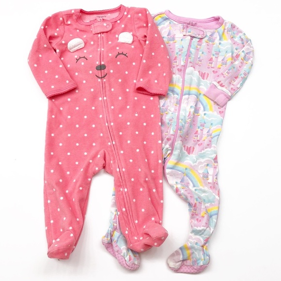 The Children's Place Other - Carter’s & The Children’s Place zip up sleepers